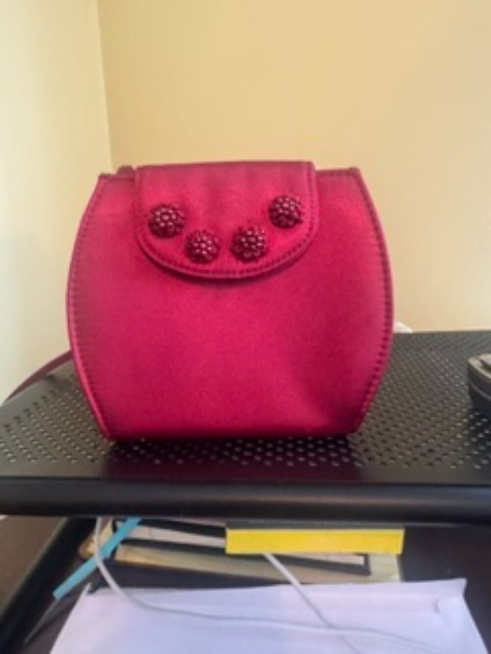 Liz Claiborne Red Satin Bag